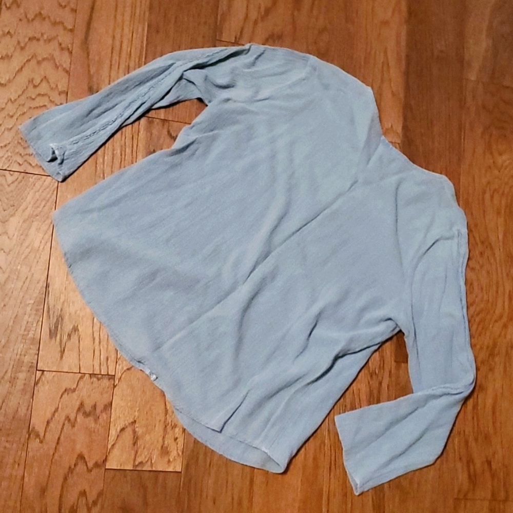 Hot Cotton Dusty Blue Top - Picture 5 of 6